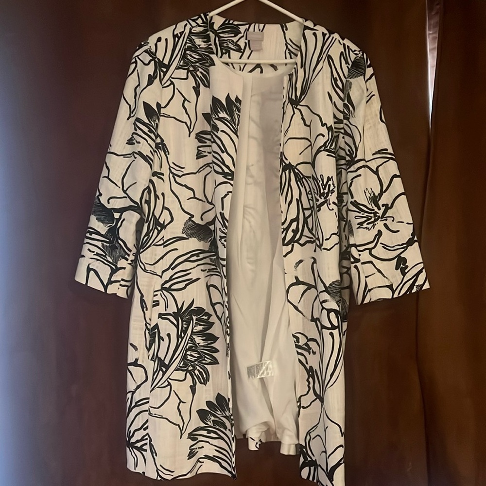 CHICO's fully lined cardigan/jacket
